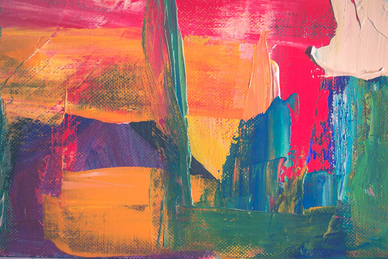 colourful abstract painting