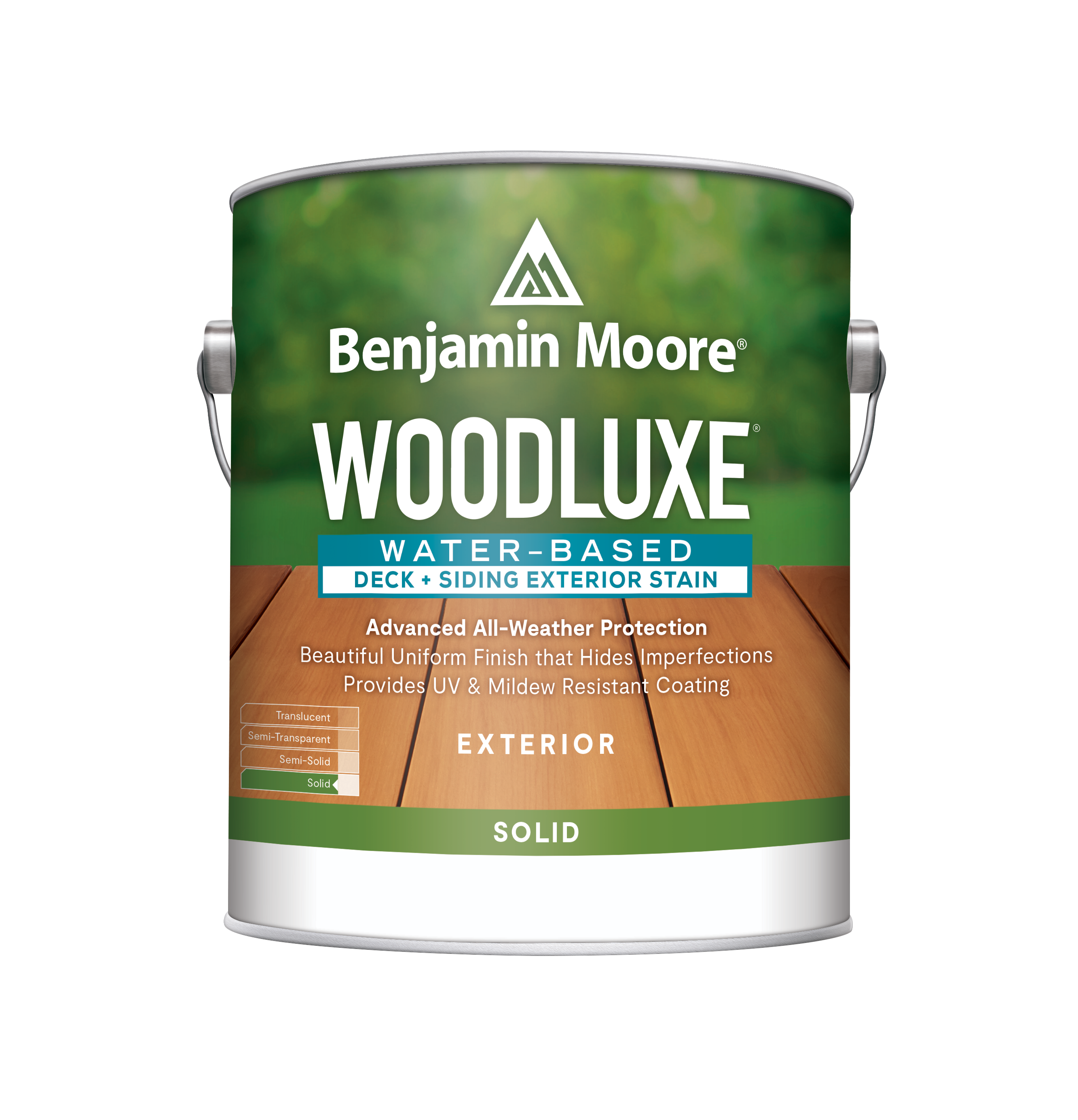 Woodluxe Waterbased Solid Deck and Siding Stain K694