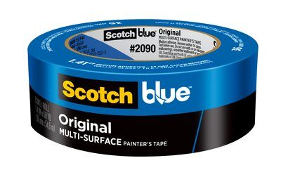 ScotchBlue™ Painters Tape - 60 yd Long, 1-13/32 in Wide, 5.4 mil Thick, Blue